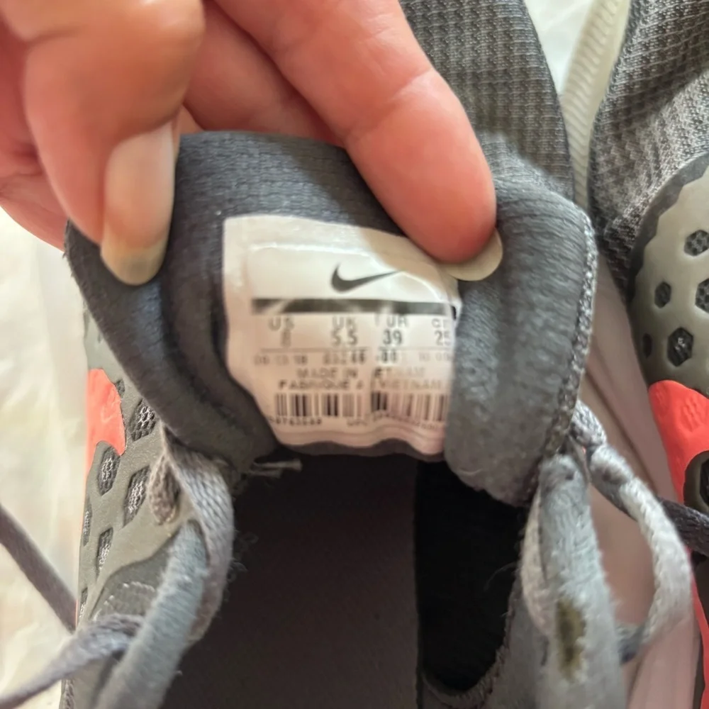 Nike Downshifter 7 Cool Gray Pink Lava Running Sneakers SZ 8 Worn 2X
